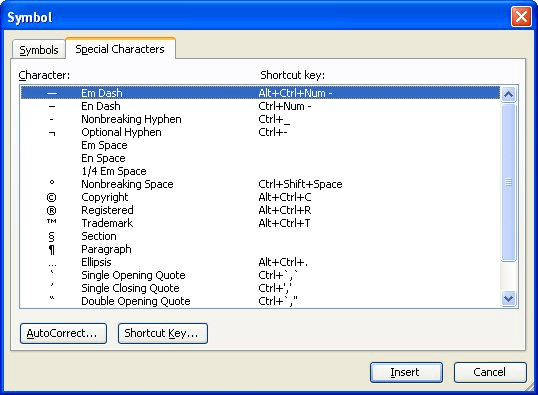 how to insert non breaking space in word for mac