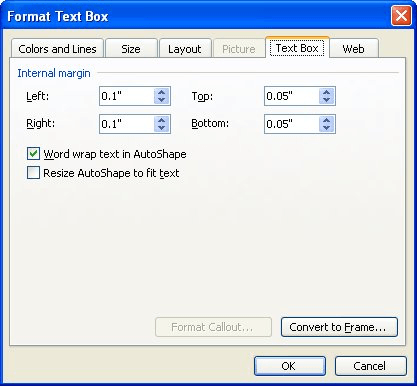 Converting A Text Box To A Frame Microsoft Word