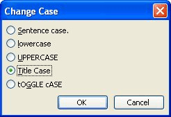 how to change case in word 10