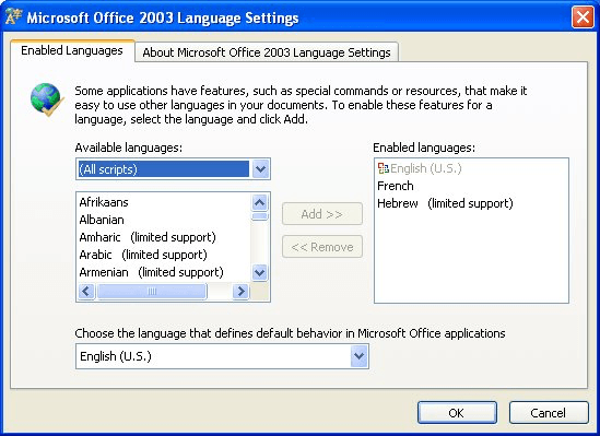 how to use mangal font in ms word 2003