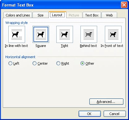 how to center text in word text box