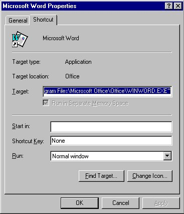 microsoft word default settings change