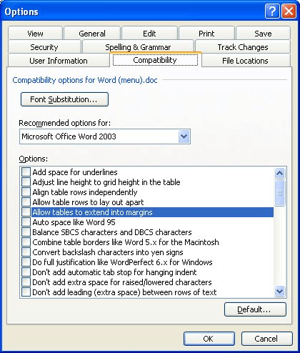 microsoft word text not printing