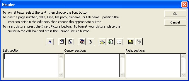 Full Path Names In Headers Or Footers Microsoft Excel