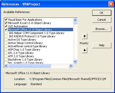 Library Not Registered Error (Microsoft Excel)