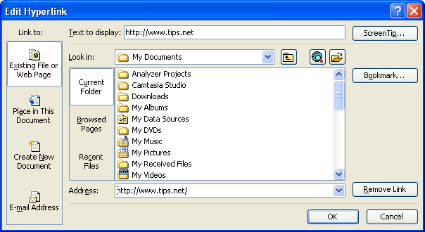 relative hyperlinks in excel 2016