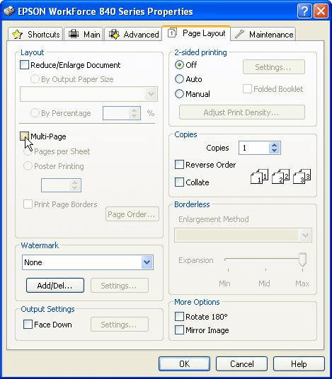 Print Multiple Worksheets On Separate Pages Excel 2007