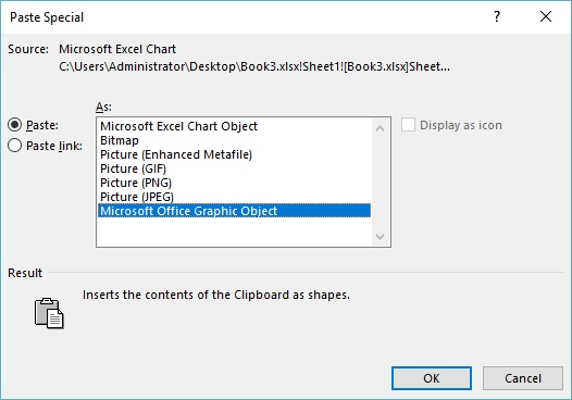 Excel Chart Object