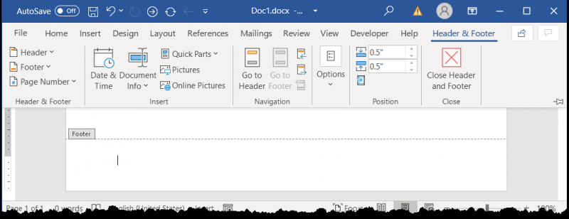 how to make headers and footers in microsoft word