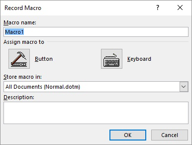 microsoft word macro recorder