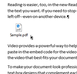 why does my word document look different in pdf
