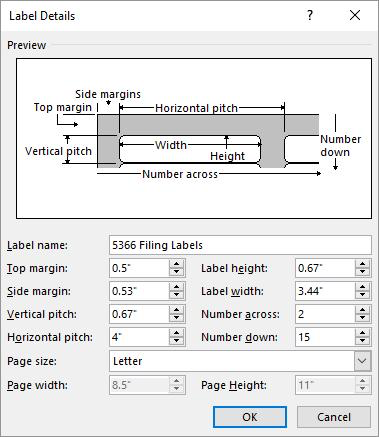 how do i use the labels templates in microsoft word