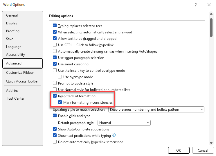 how to remove double underline in word