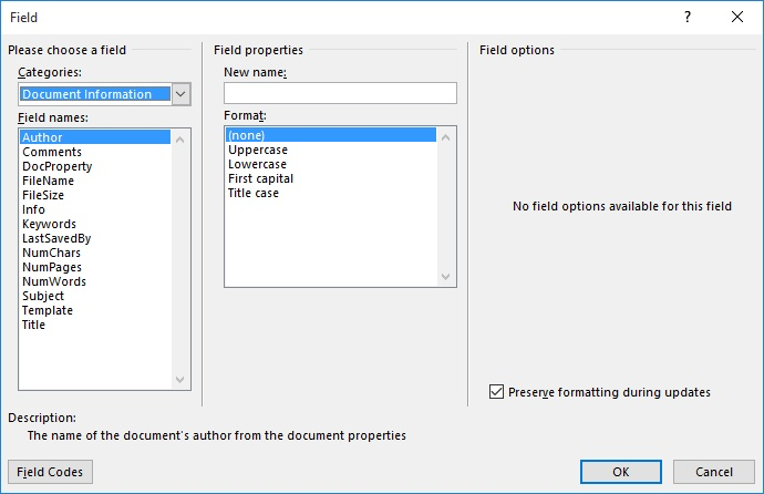 microsoft word content control properties