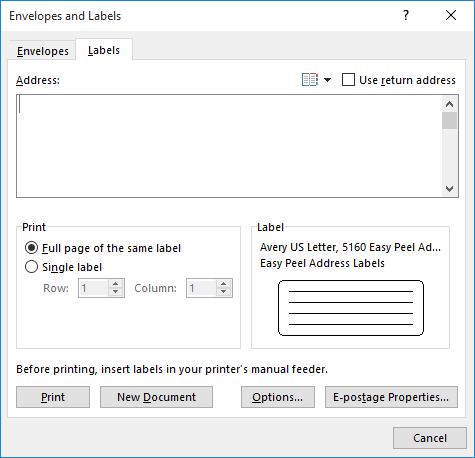 microsoft word for mac 2016 make one line bold in sheet of labels