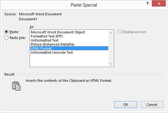 remove text formatting in word