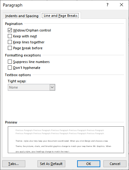 An Exact Number Of Lines Per Page Microsoft Word