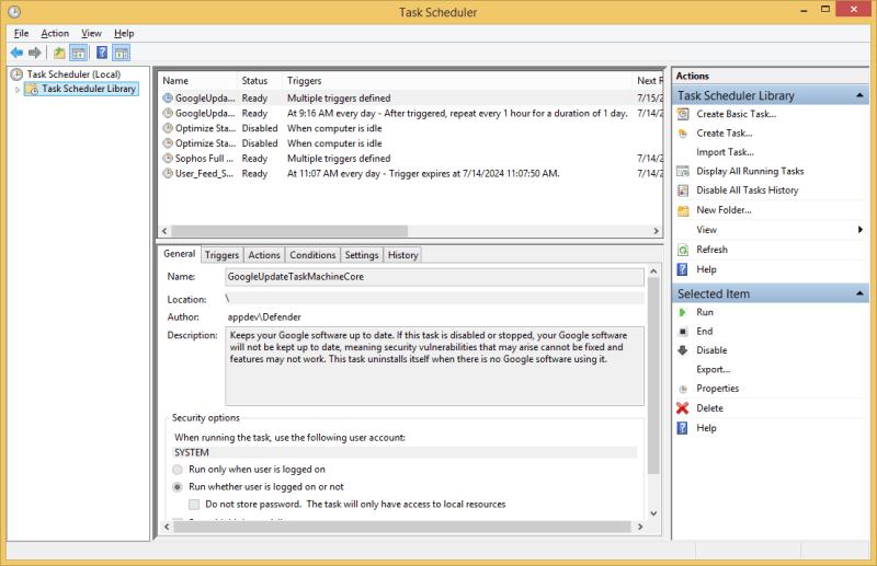 a Batch File at a Scheduled