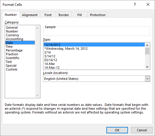 set excel for mac to pc settings