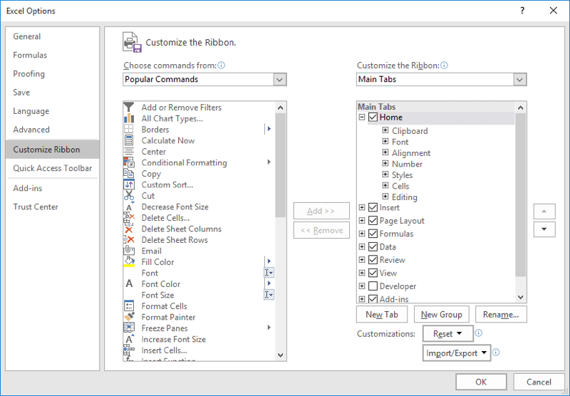 Excel 2013 Chart Tools Layout Tab Missing