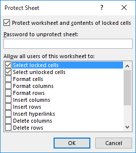 word edit excel table in protected document