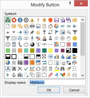 Customizing Quick Access Toolbar Icons (Microsoft Excel)