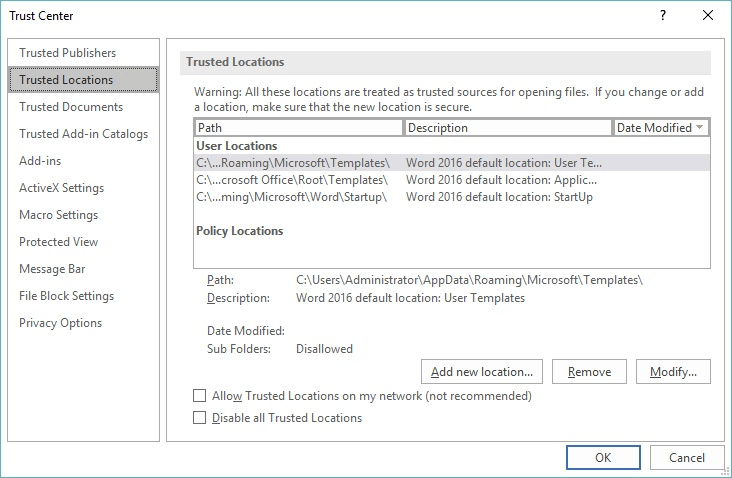 how to enable vba in excel 2016