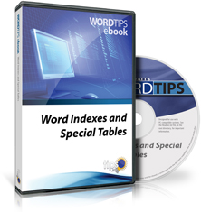 Word 2013 Indexes and Special Tables (Table of Contents)