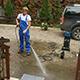 Outdoor living areas must be cleaned